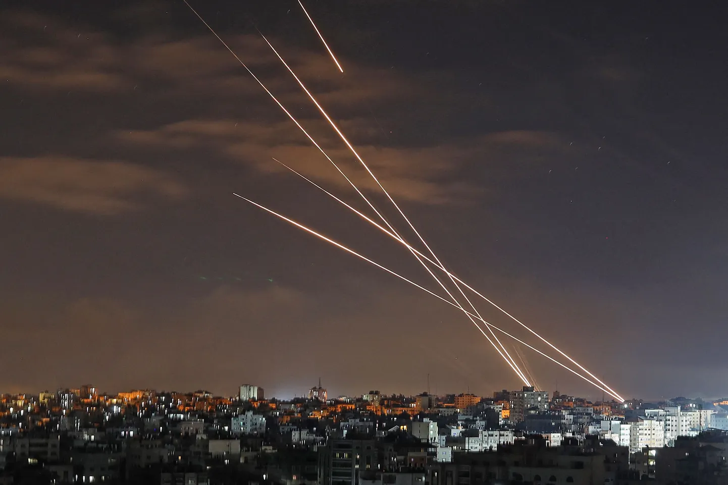 Gaza sektorist tulistatakse Iisraeli suunas rakette.