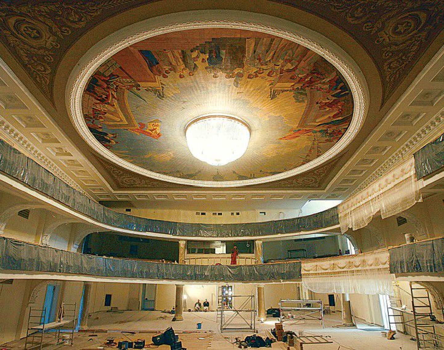 Vene kultuurikeskuse suurde saali tuleb pärast renoveerimist 900 istekohta.