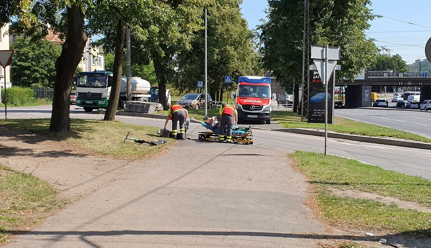 Õnnetus Bolti elektritõukerattaga