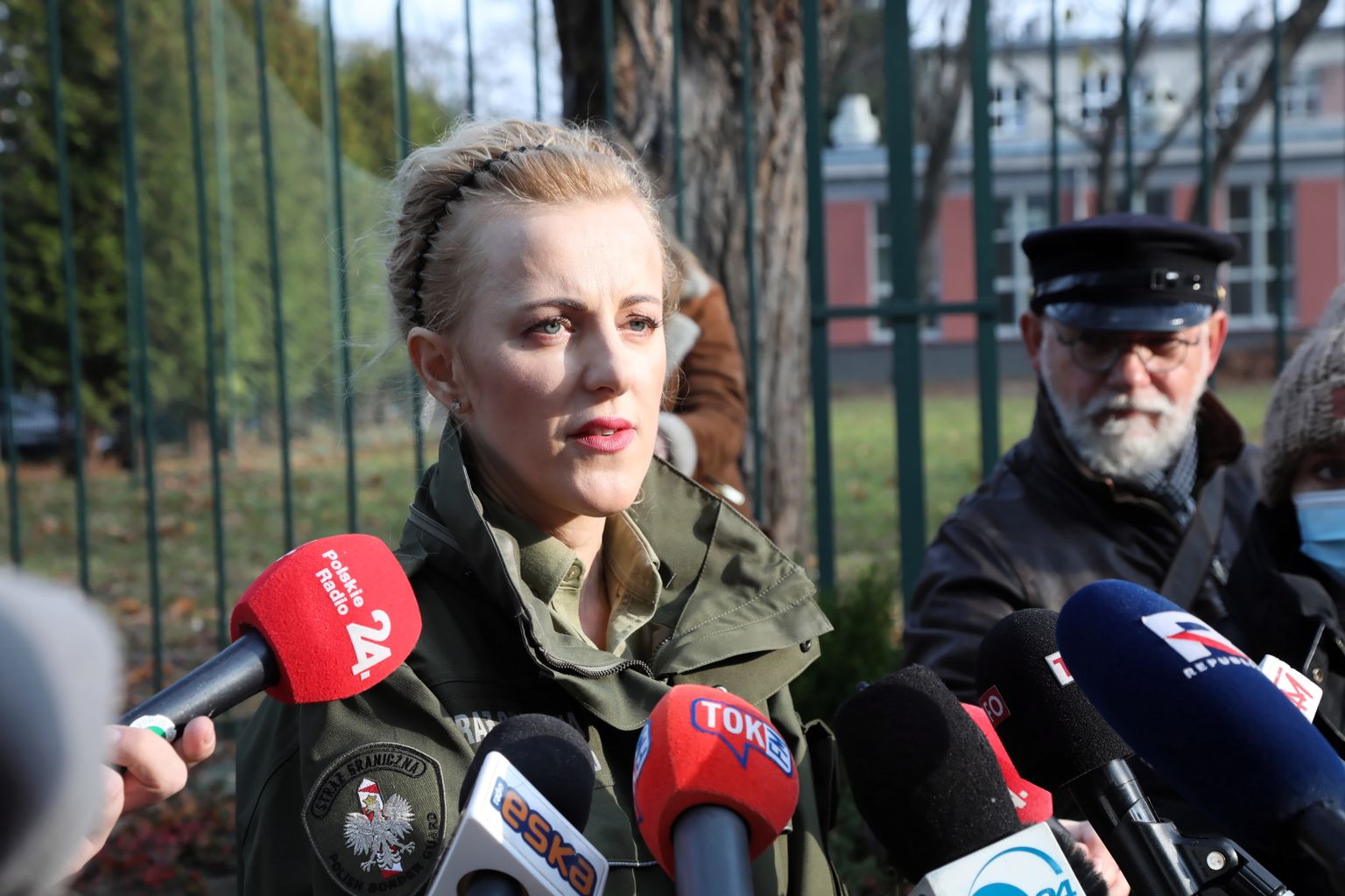 Robežsardzes preses sekretāre leitnante Anna Mihalska