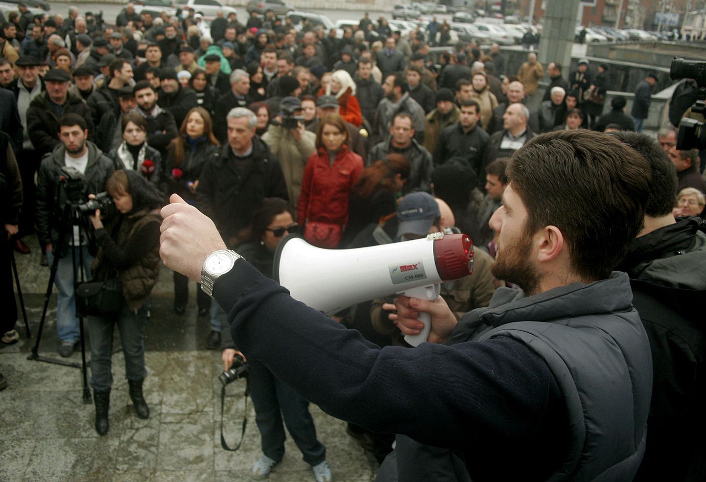 Митинг грузинской оппозиции 14 марта 2010 года.