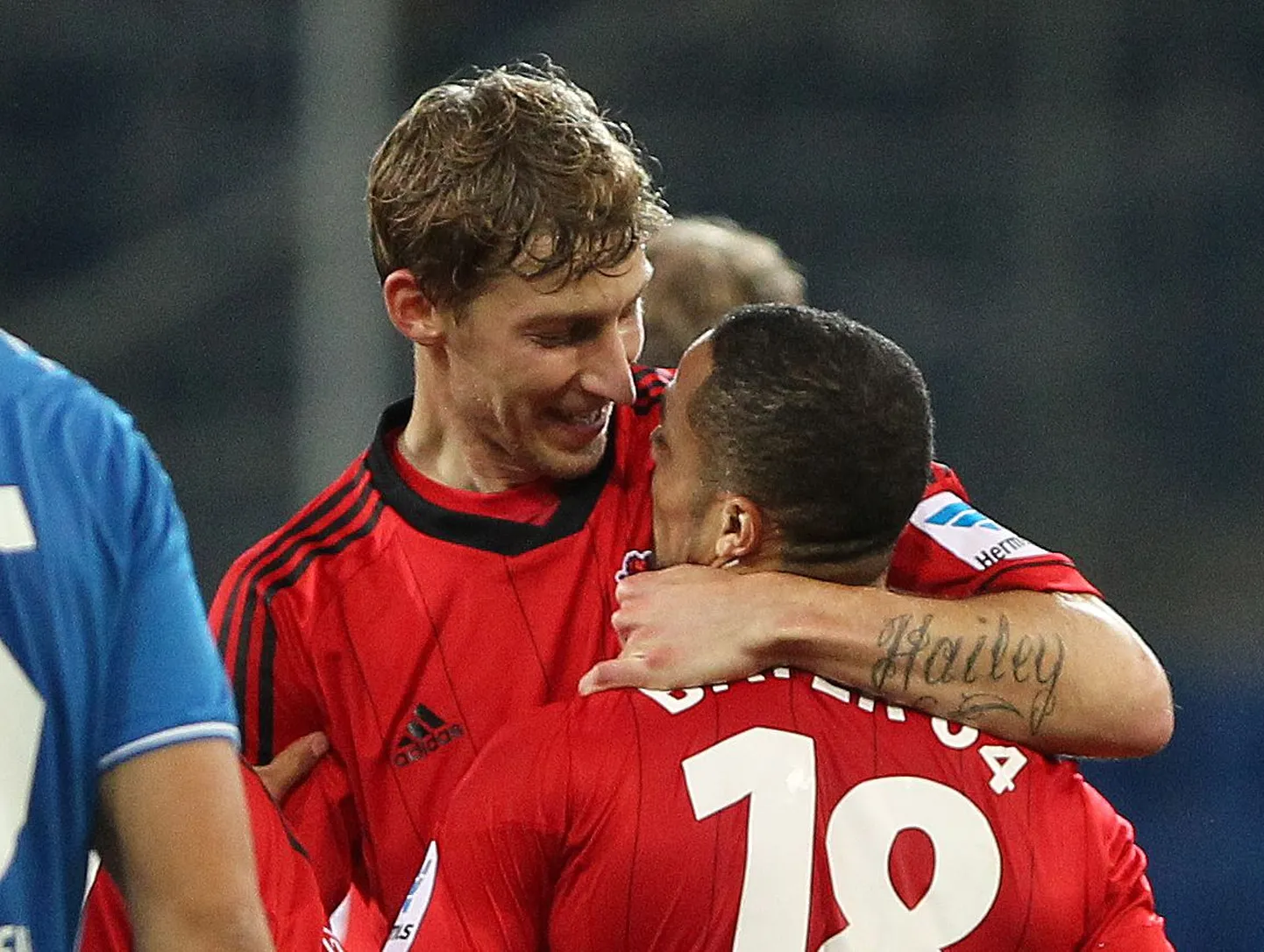 Leverkuseni ründaja Stefan Kiessling (vasakul) lõi Hoffenheimile fantoomvärava