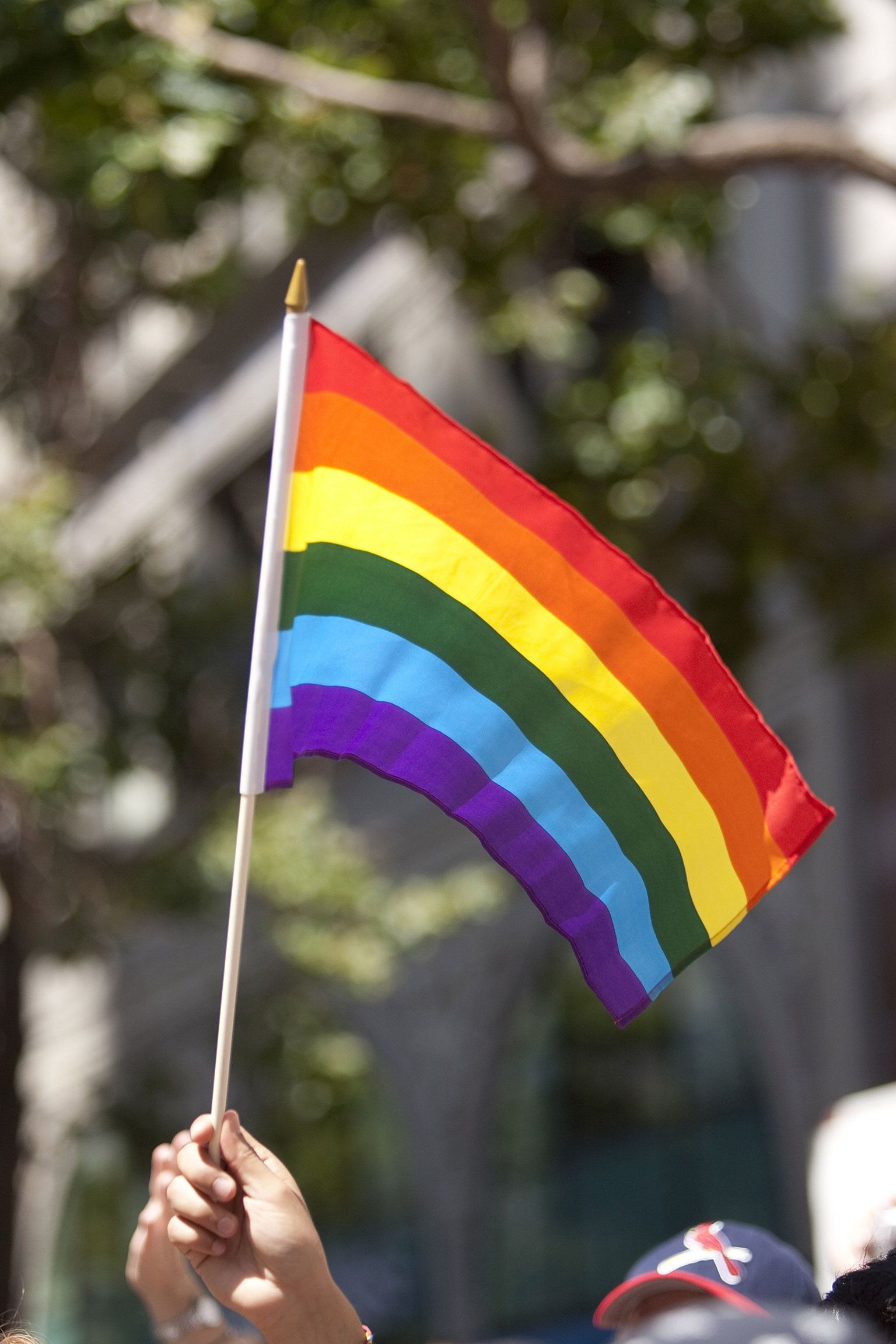 Флаг ЛГБТ-движения. Иллюстративное фото.