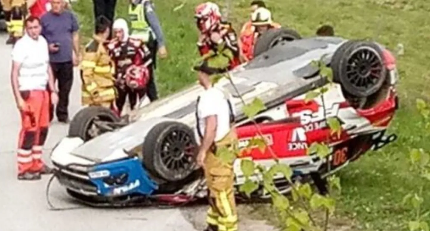 Nicolas Ciamini auto Horvaatia MM-rallil.