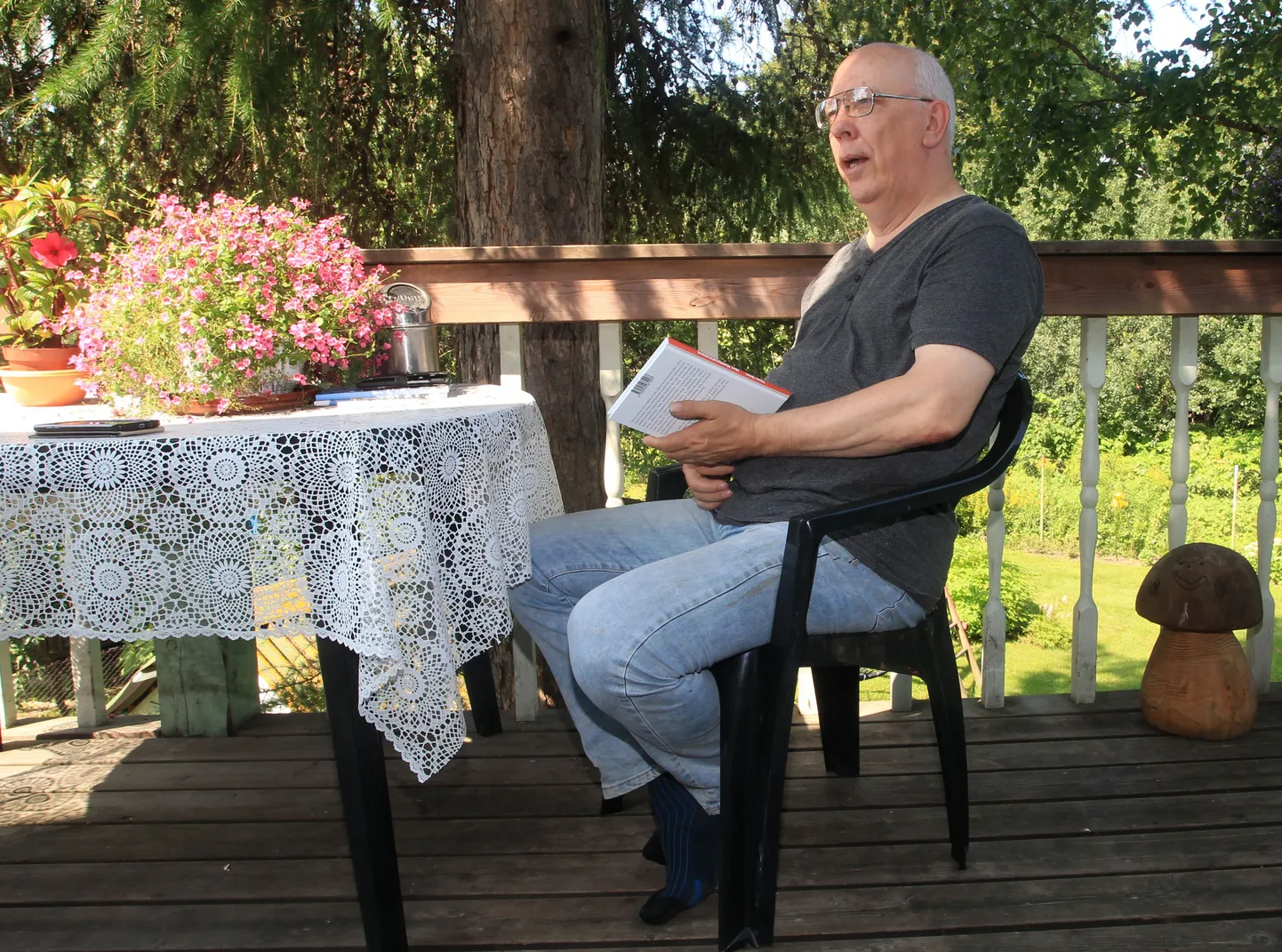Kirjanik Heiki Vilep.