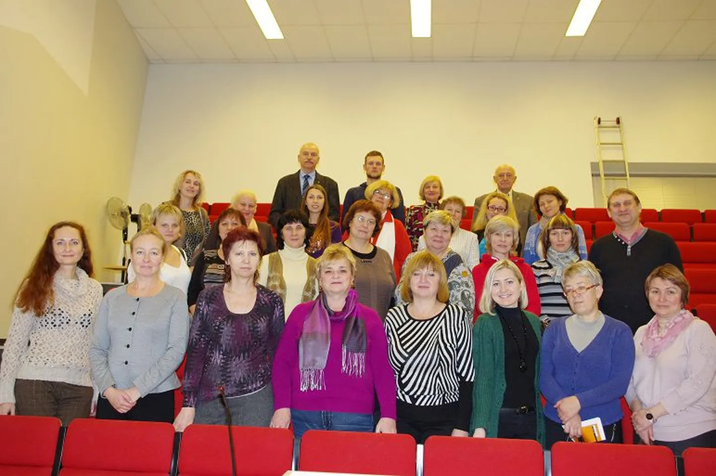Valgevene külalised Pärnu kolledžis.