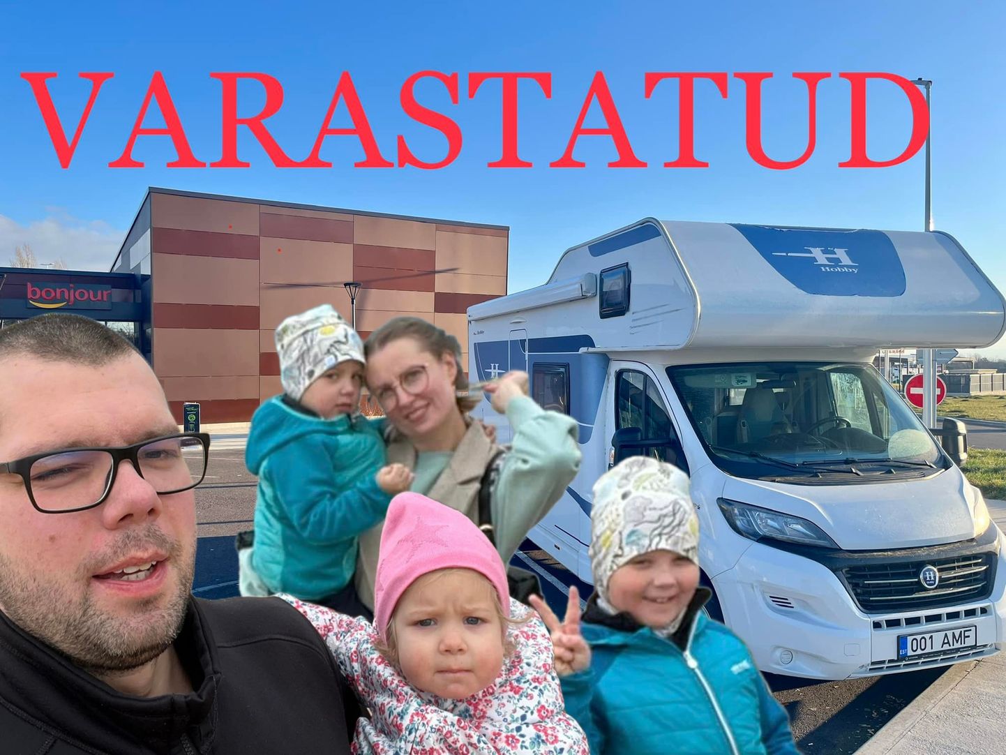 Eesti perekonnalt varastati Saksamaal matkaauto.
