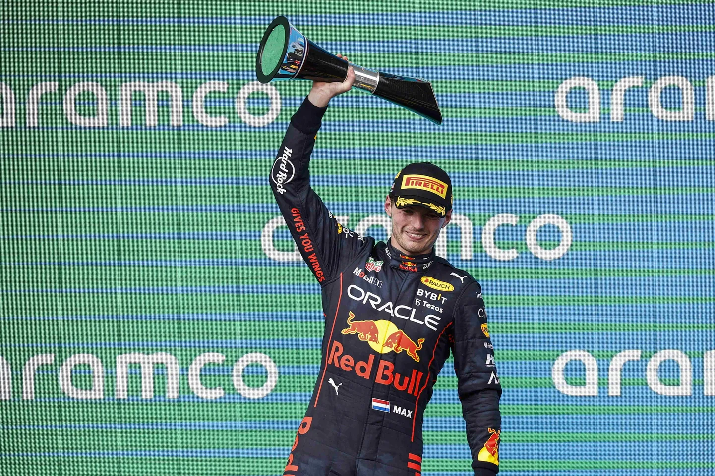 USAs tõusis poodiumi kõrgeimale astmele kahekordne maailmameister Max Verstappen.