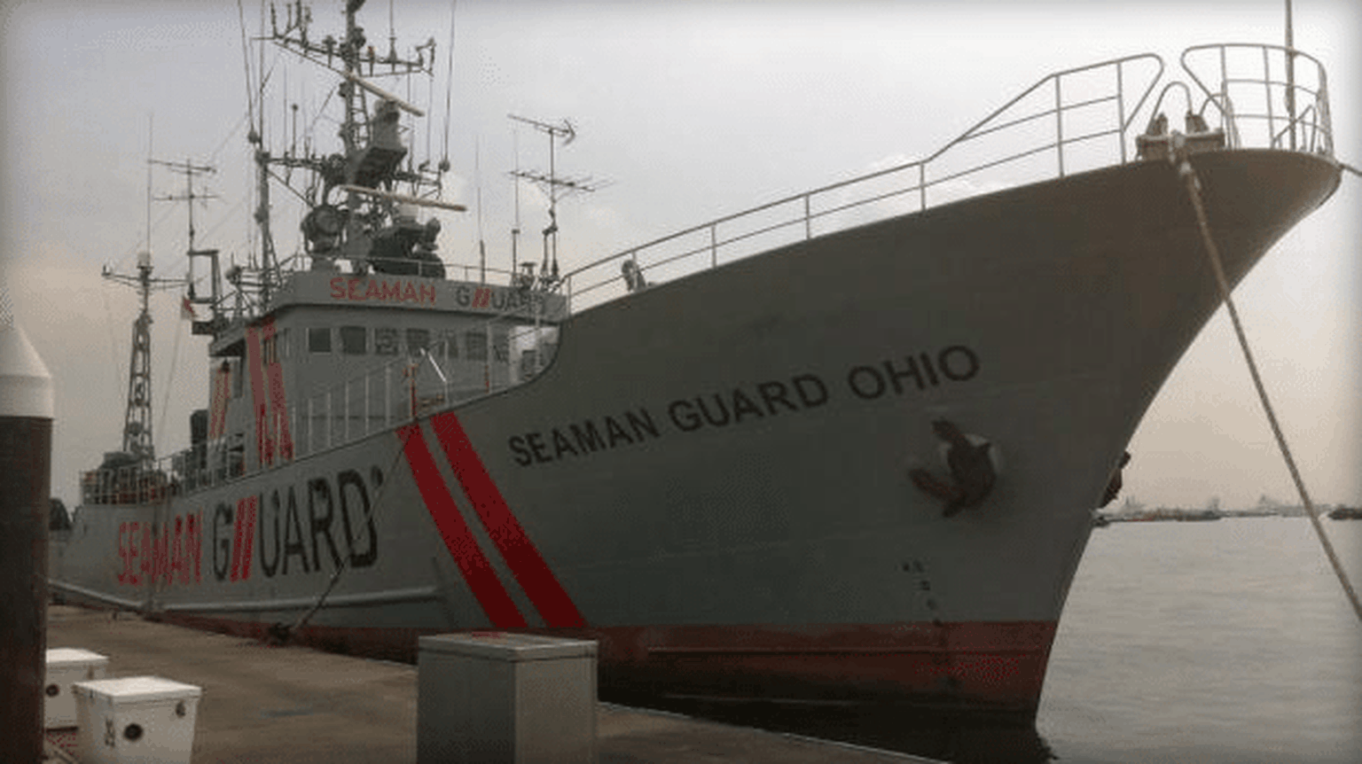 The vessel Seaman Guard Ohio.