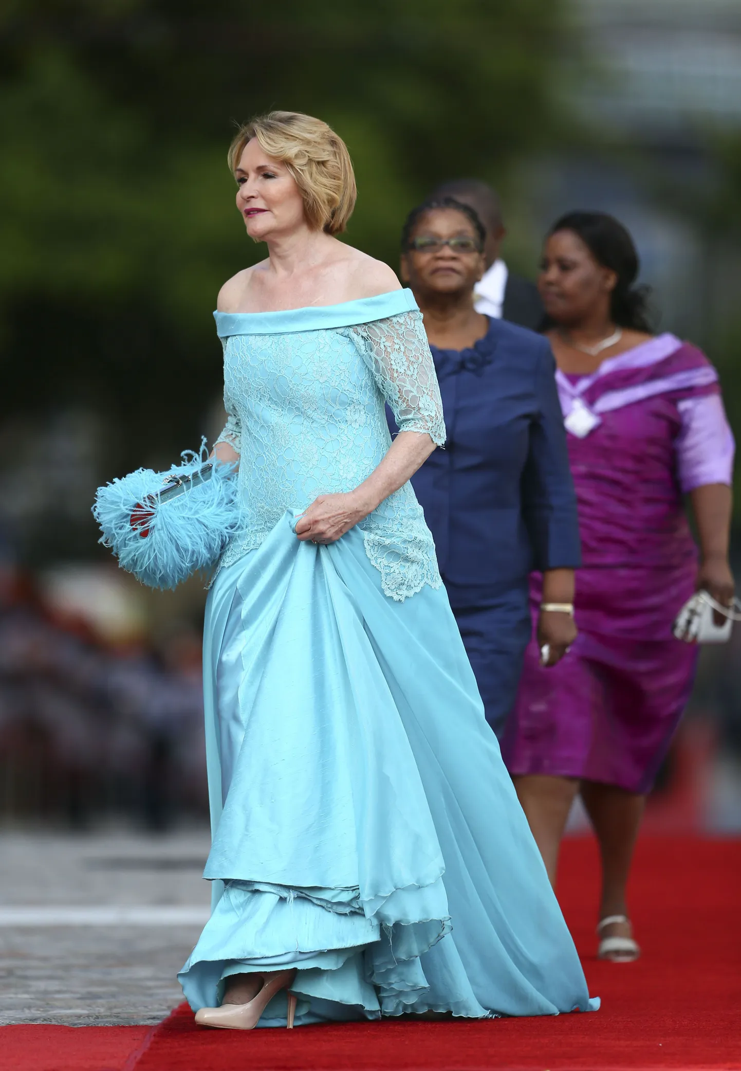 Lõuna-Aafrika Vabariigi opositsioonijuht Helen Zille (esiplaanil)