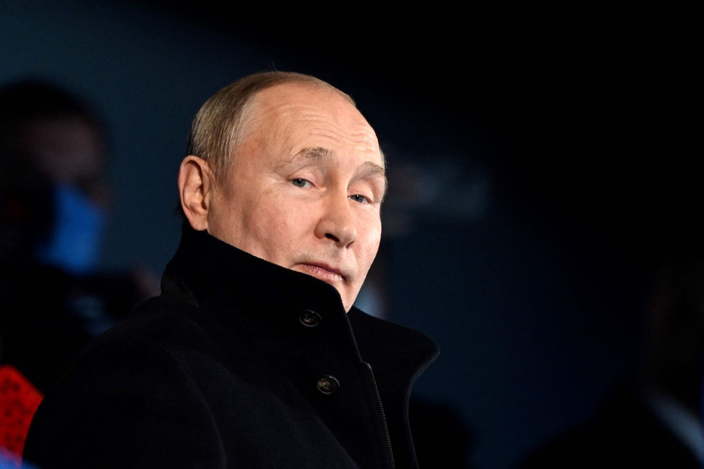 Venemaa president 4. veebruaril 2022 Pekingi taliolümpia avatseremoonia üksilduses.