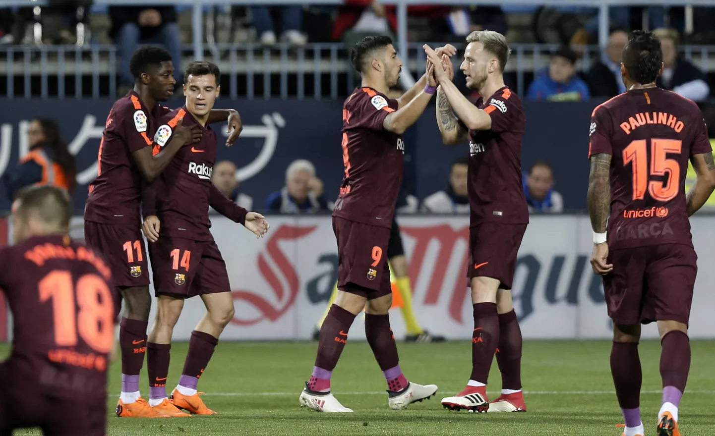 Barcelona sai Malagast kindlalt jagu.