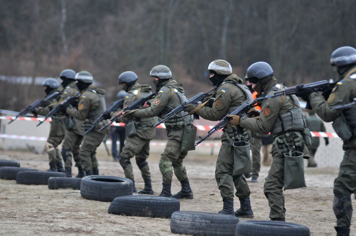 Ukraina sõdurid õppustel