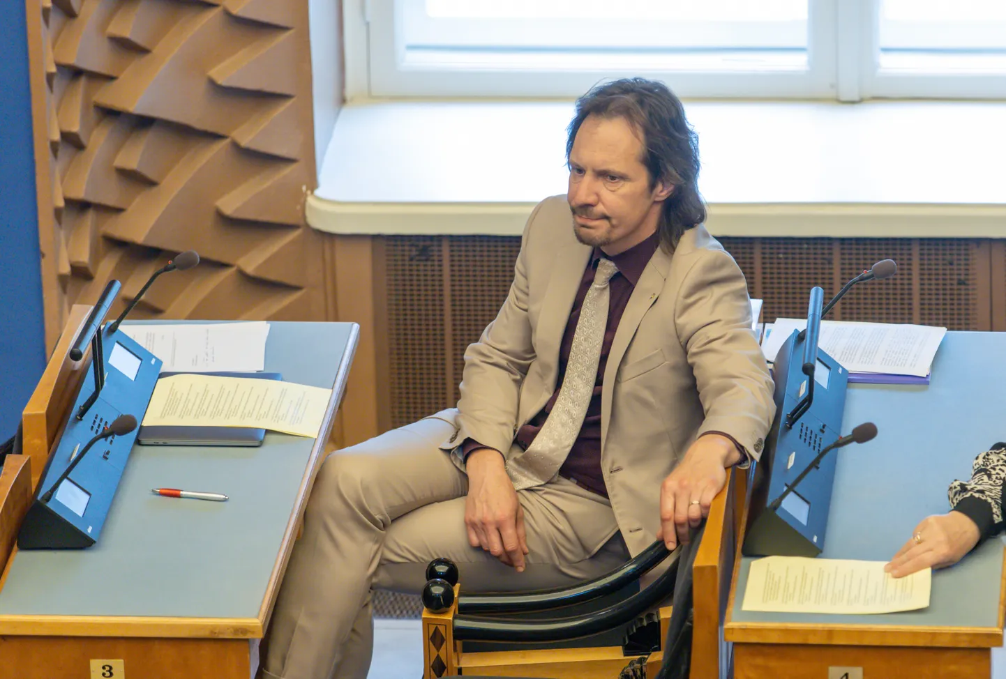 Indrek Saar riigikogus.