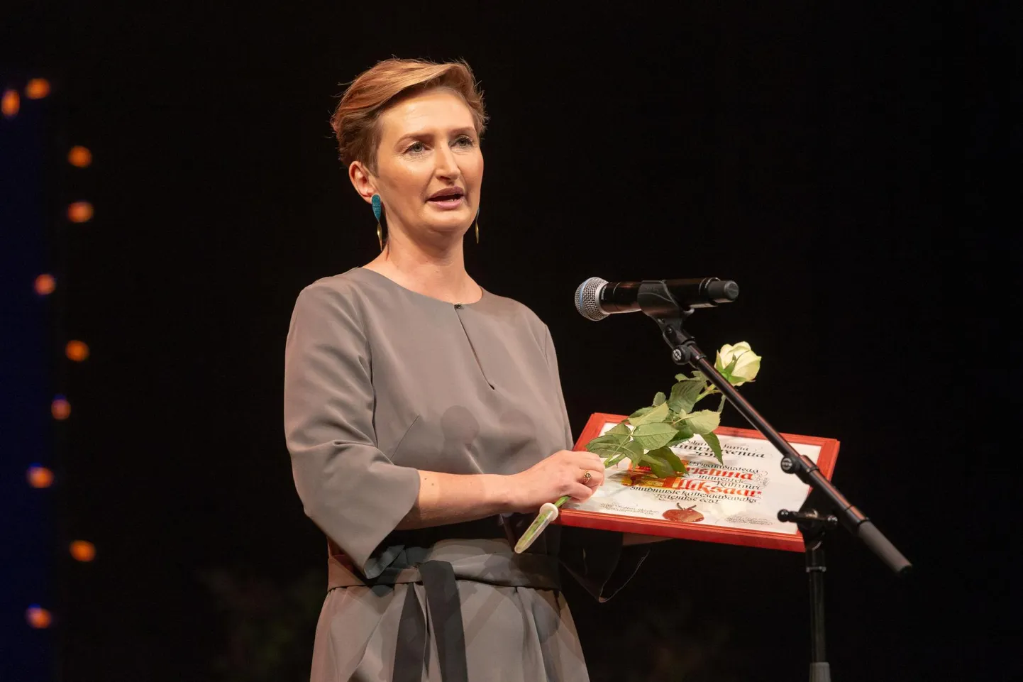 Eelmisel aastal pälvis Viljandi linna kultuuripreemia Ugala teatri endine teatrijuht Kristiina Alliksaar.