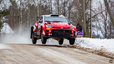 GALLERY ⟩ Jaspar Vaher got his first test victory and finished the rally second behind the WRC driver