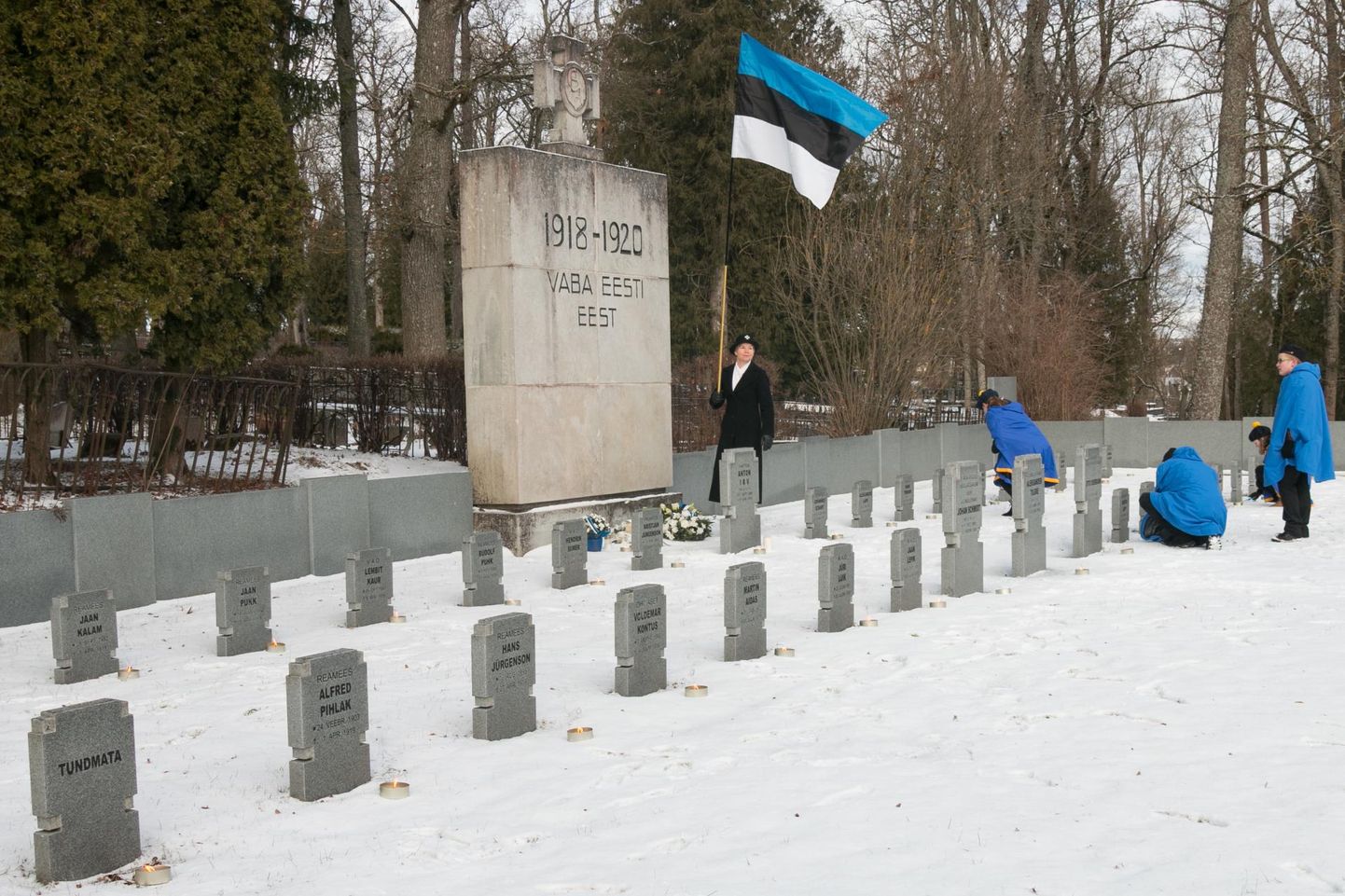 Kolmapäeva keskpäeval süüdatakse mälestusküünlad vabadussõja kalmistul.