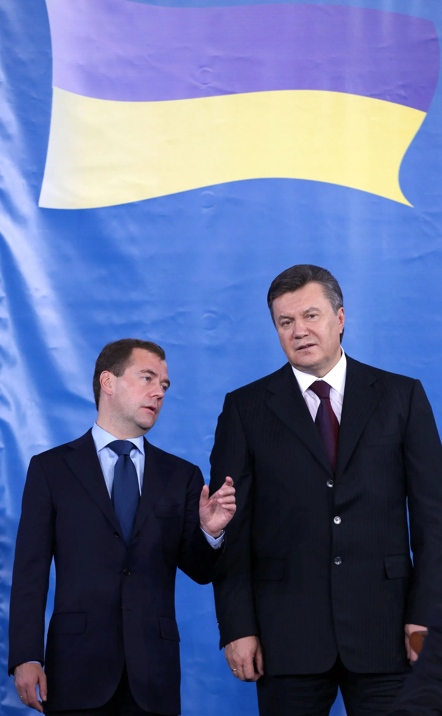 Venemaa president Dmitri Medvedev ja Ukraina president Viktor Janukovõtš.