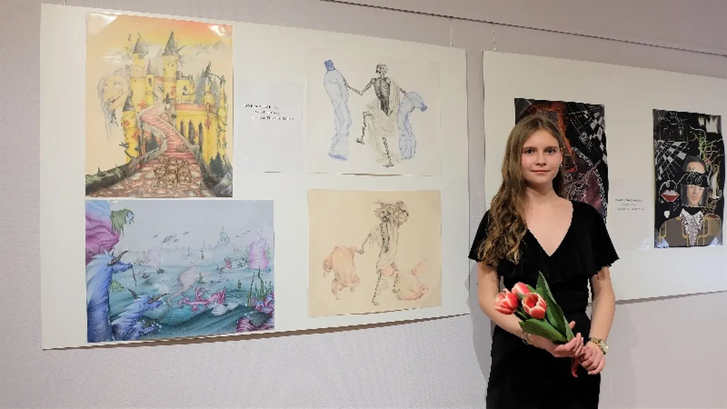 Ilon Wiklandi nimelise noore kunstniku preemia eelmise aasta võitja Jane Mustrik.