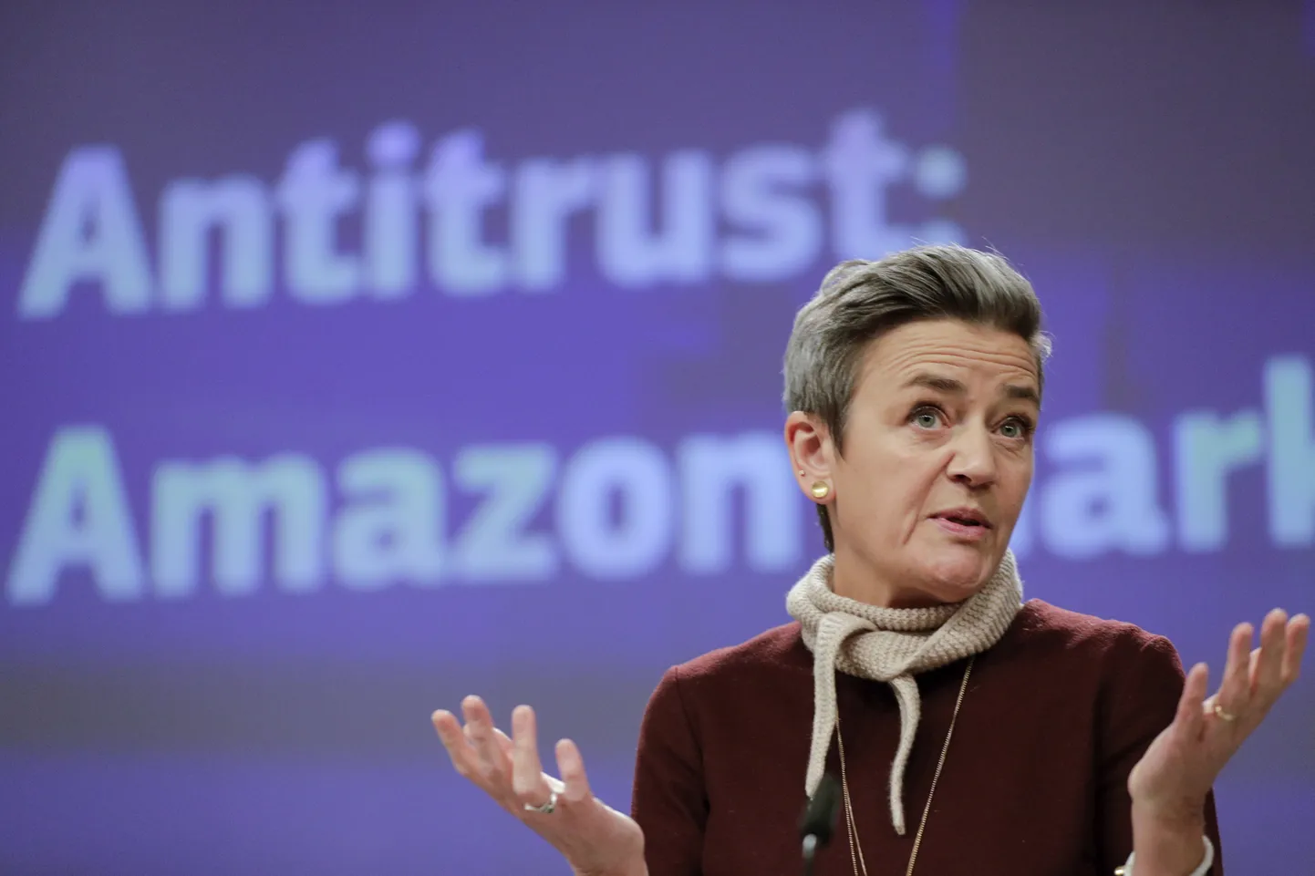 Komisjoni asepresident Margrethe Vestager.