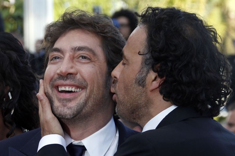 Mehhiko filmilavastaja Alejandro Gonzalez Inarritu ja Javier Bardem filmi «Biutiful» linastusel Cannes'i filmifestivalil 2010. Bardem võitis rolli eest festivali parima meespeaosalise auhinna.