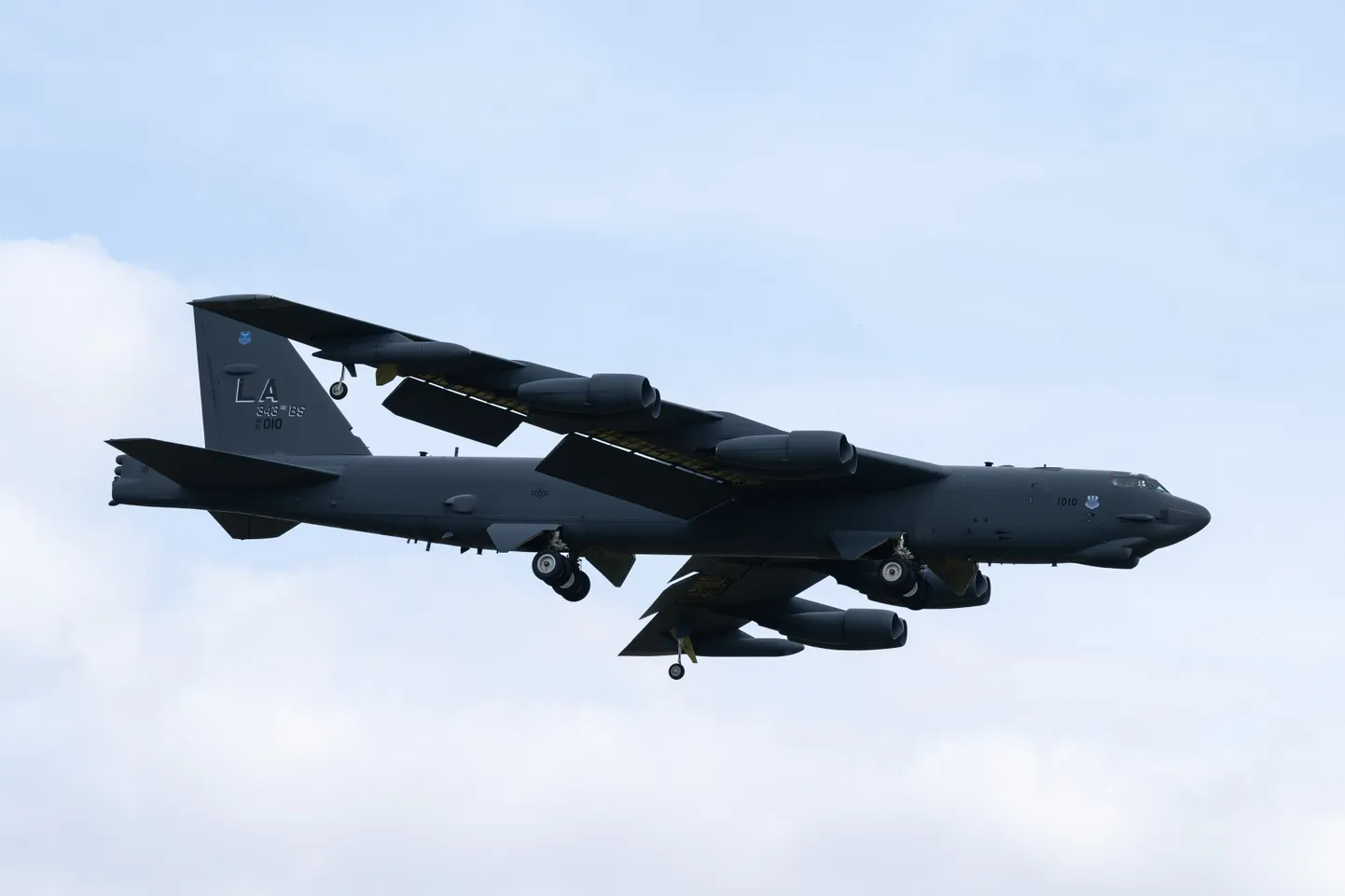 USA strateegiline pommituslennuk B-52 Stratofortress. Foto on illustratiivne.