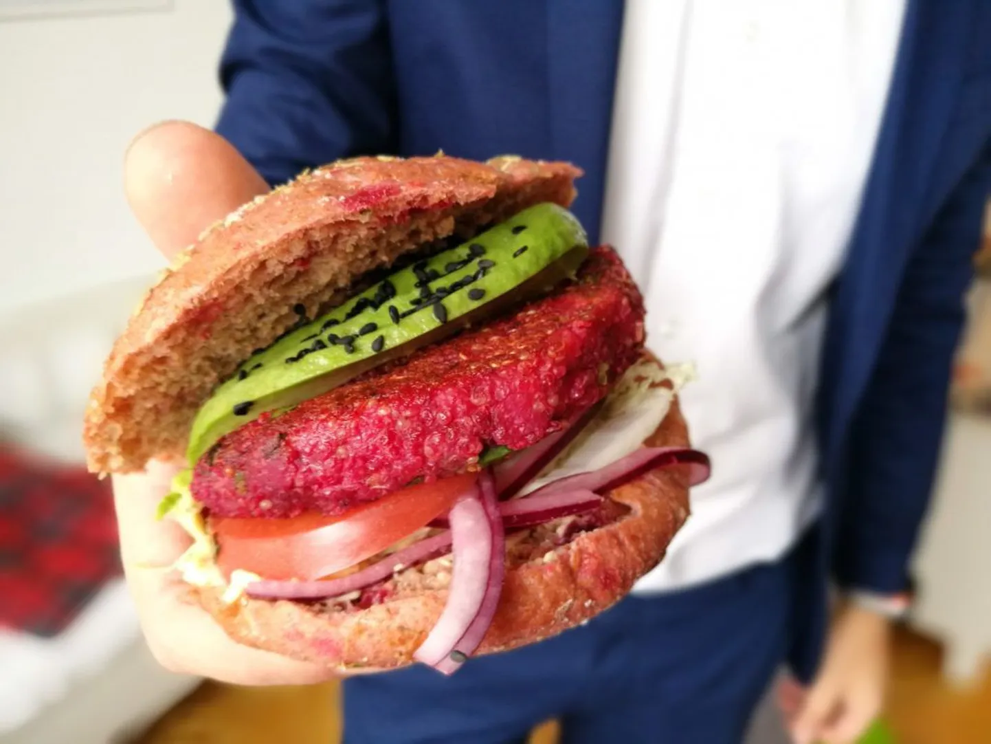 Peedi-kinoa burger.