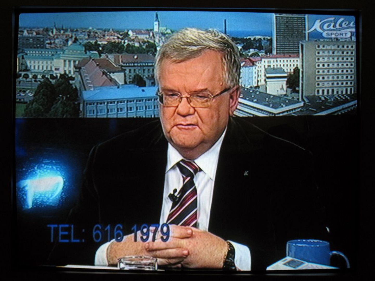 Edgar Savisaar otsesaates «Tele-Tallinn».