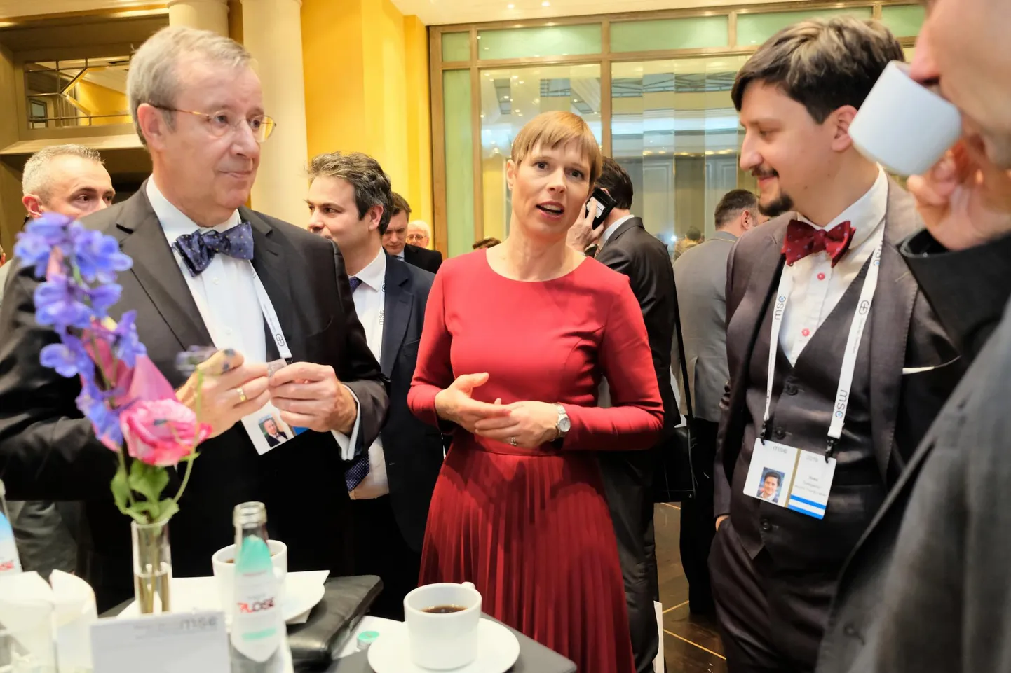 President Toomas Hendrik Ilves, president Kersti Kaljulaid ja Luukas Ilves tänavusel Müncheni julgeolekukonverentsil.