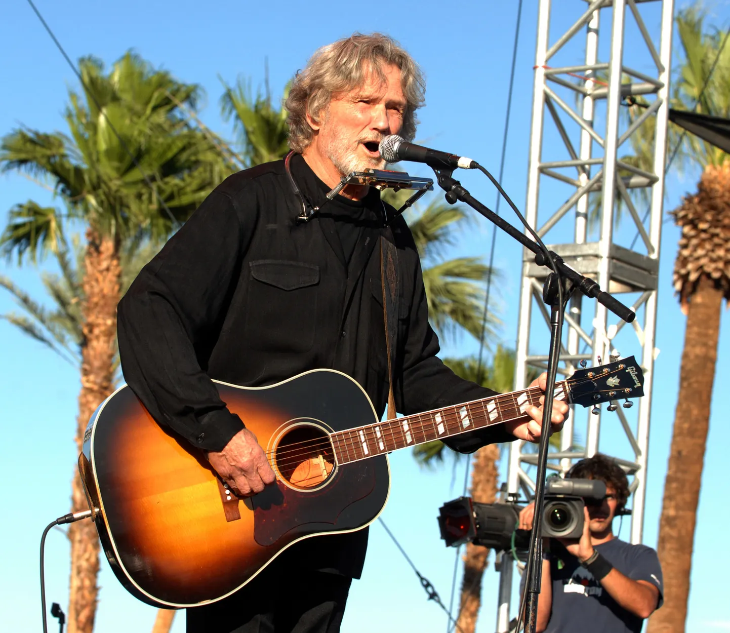 Kantrilaulja, laulukirjutaja ja filminäitleja Kris Kristofferson 2007. aastal.