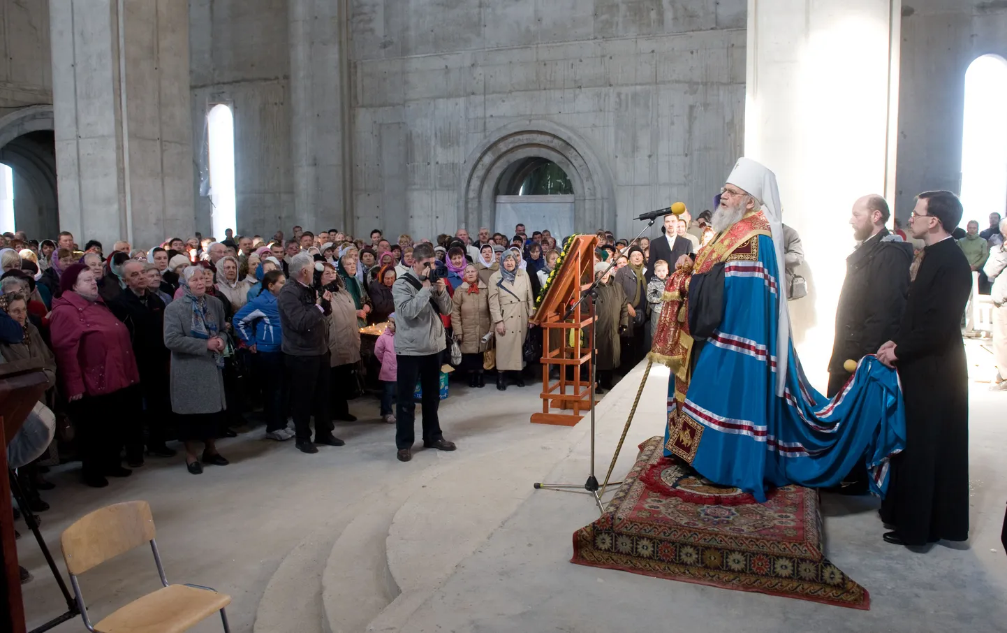 Праздничный молебен в Ласнамяэском храме.