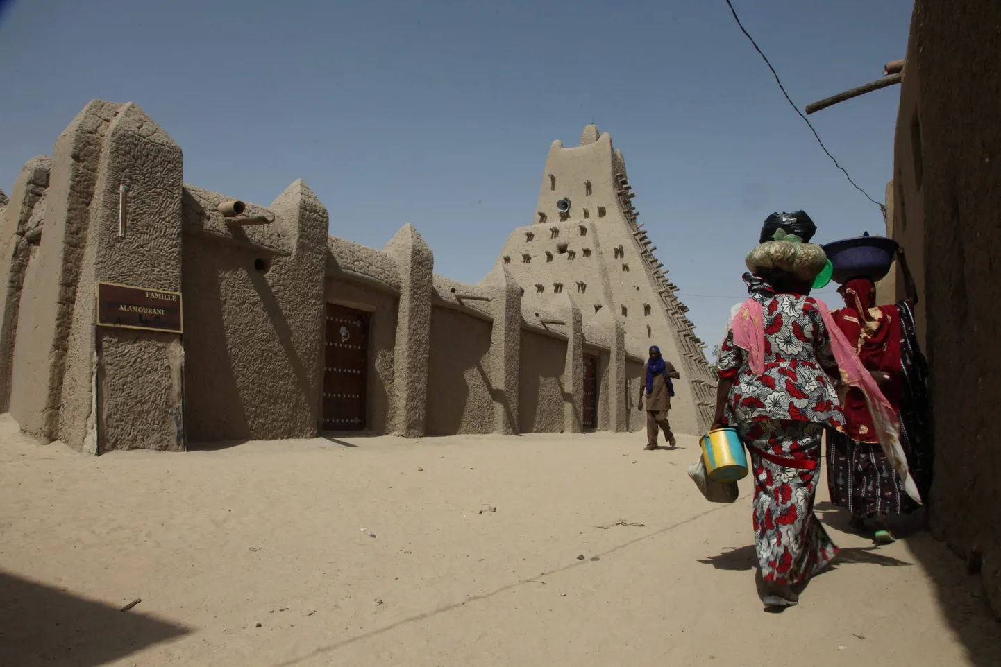 Üks Timbuktu 15. sajandi mošeesid, mida džihadistid püüdsid hävitada.