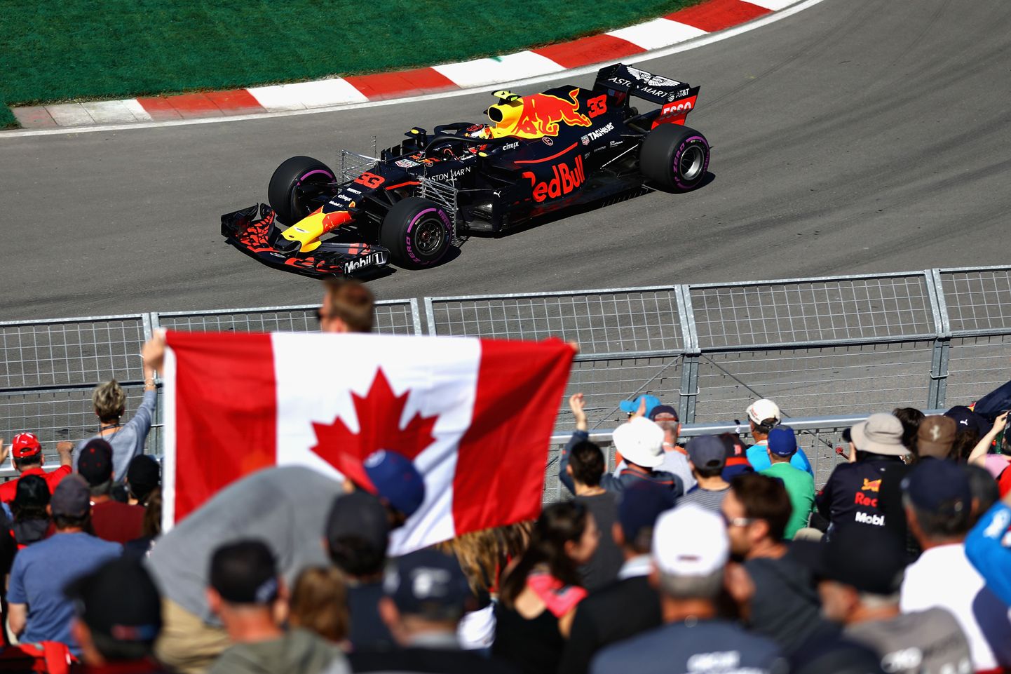 Max Verstappen Kanada GP vabatreeningul.