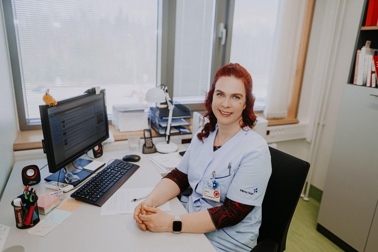 Aasta õde Laura Oisalu töötab Pärnu haiglas.