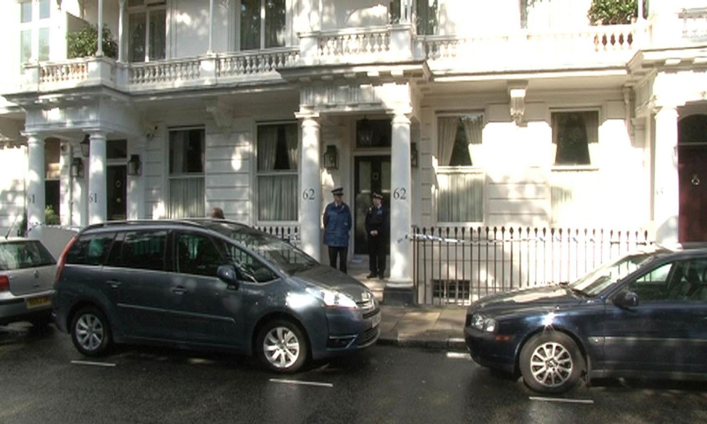 Londonis Chelseas Cadogan Place´is asuv maja, millest leiti Eva Rausing surnuna