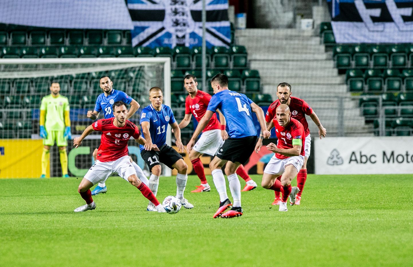 Эстонская сборная против грузинской