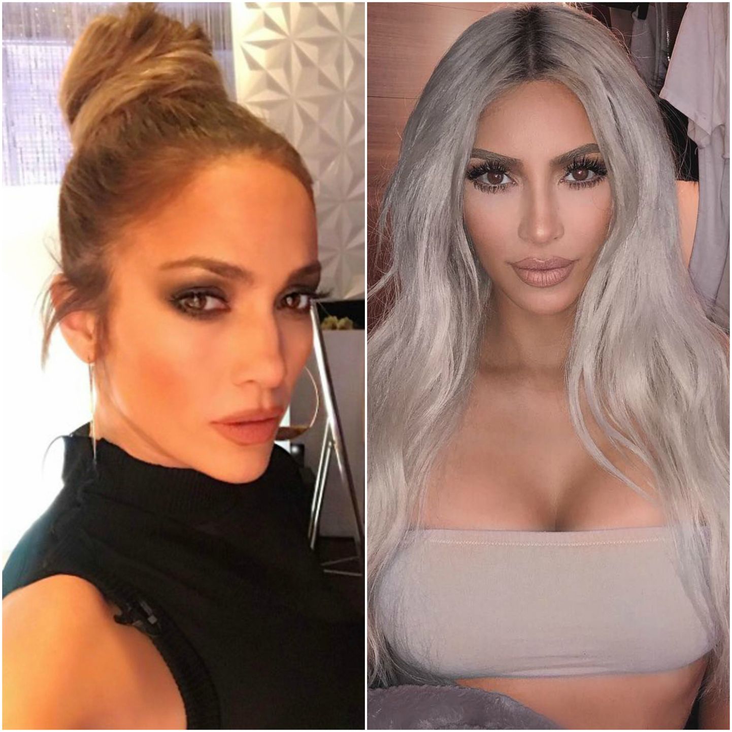 Jennifer Lopez ja Kim Kardashian