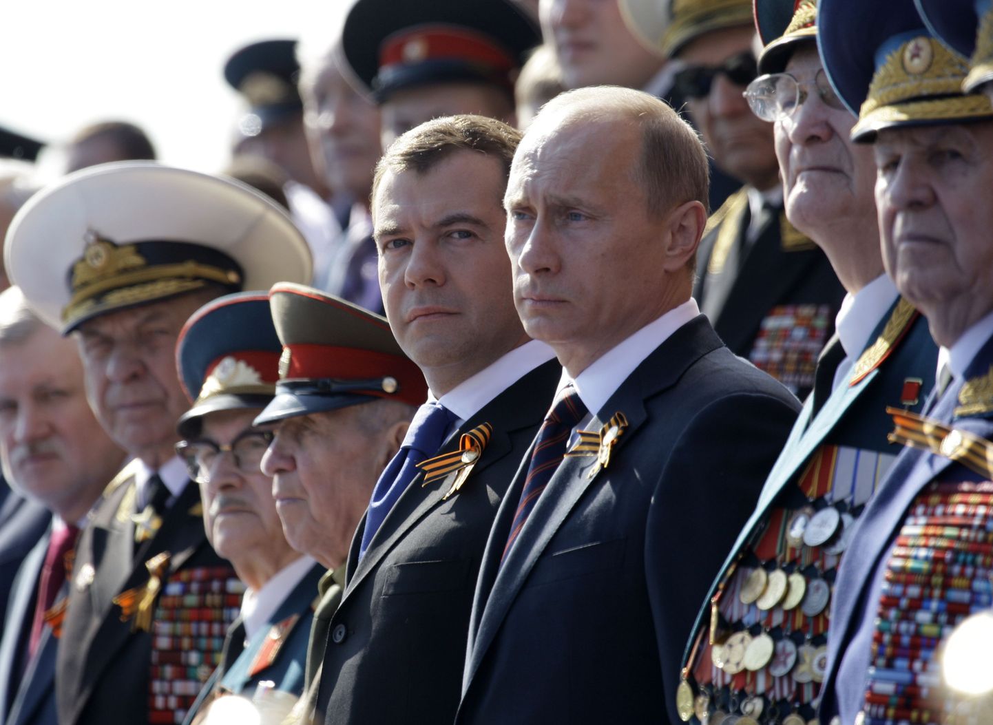 Venemaa võidupäeva sõjaväeparaad Moskva Punasel väljakul.