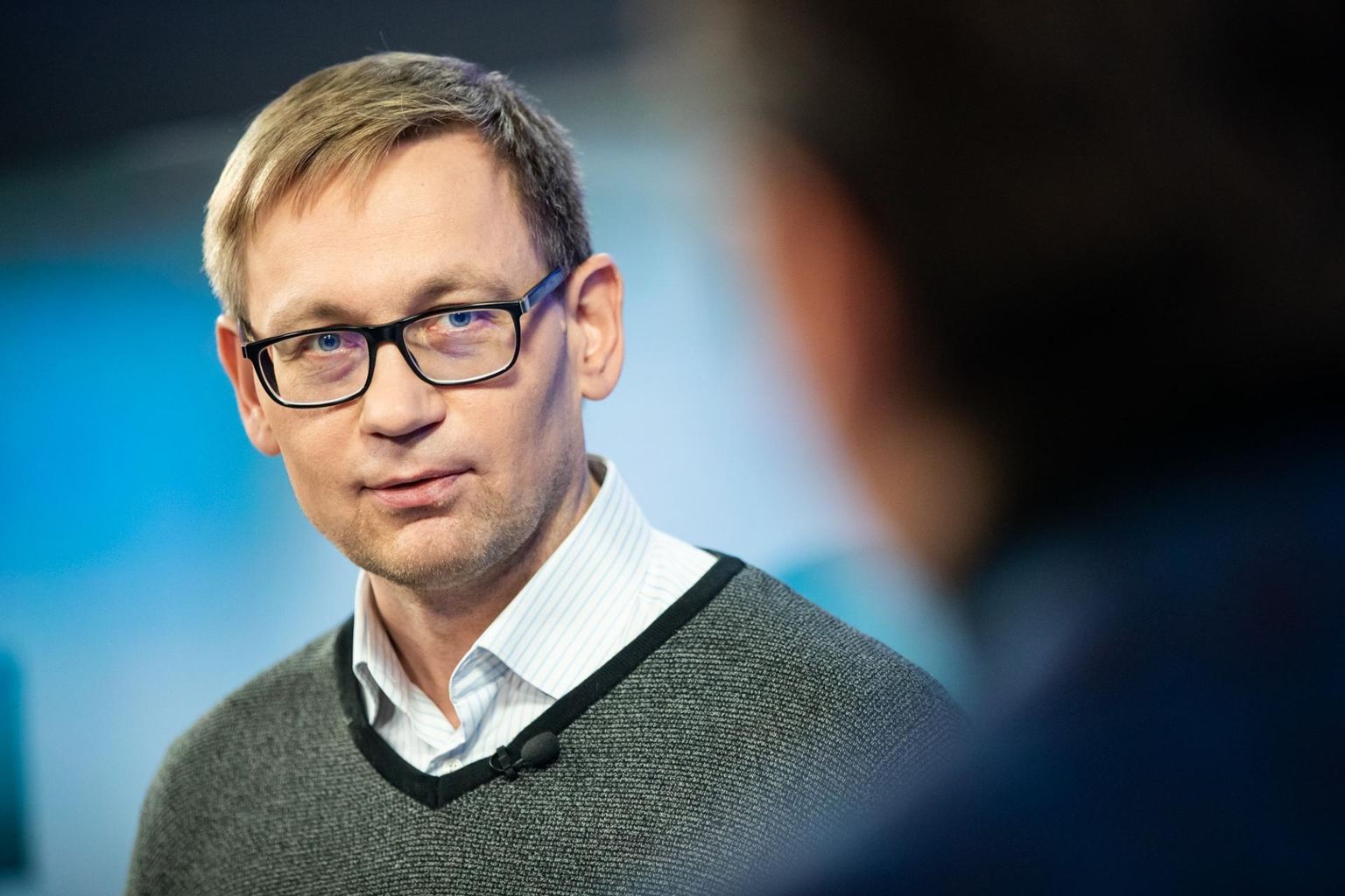 Eesti Ametiühingute Keskliidu esimees Peep Peterson. FOTO: Eero Vabamägi