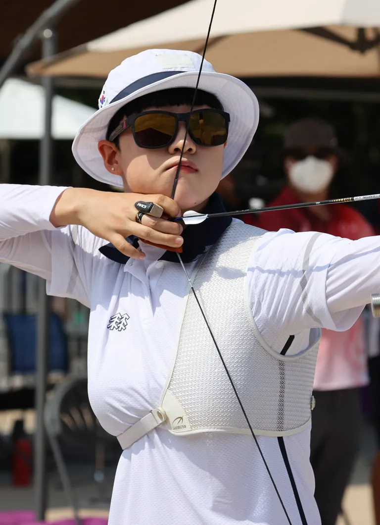 Lõuna-Korea vibulaskja An San sai 23. juulil Tokyo olümpial võisteldes rekordilise punktisumma 680