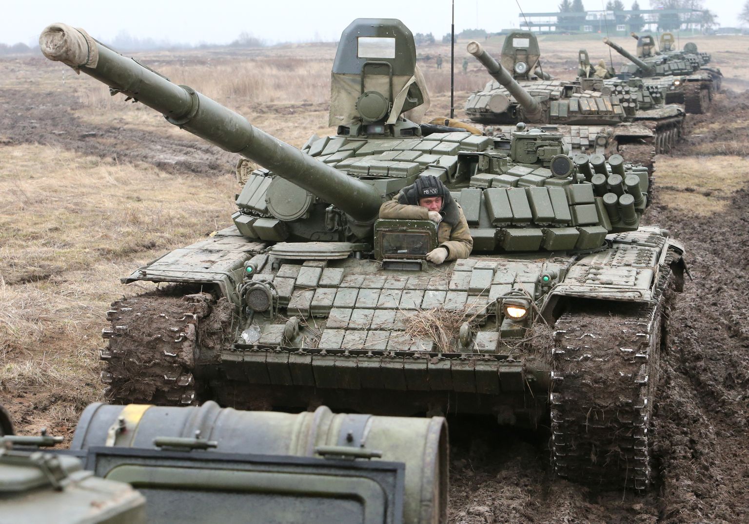T-72 tankid Kaliningradis 2014. aastal.