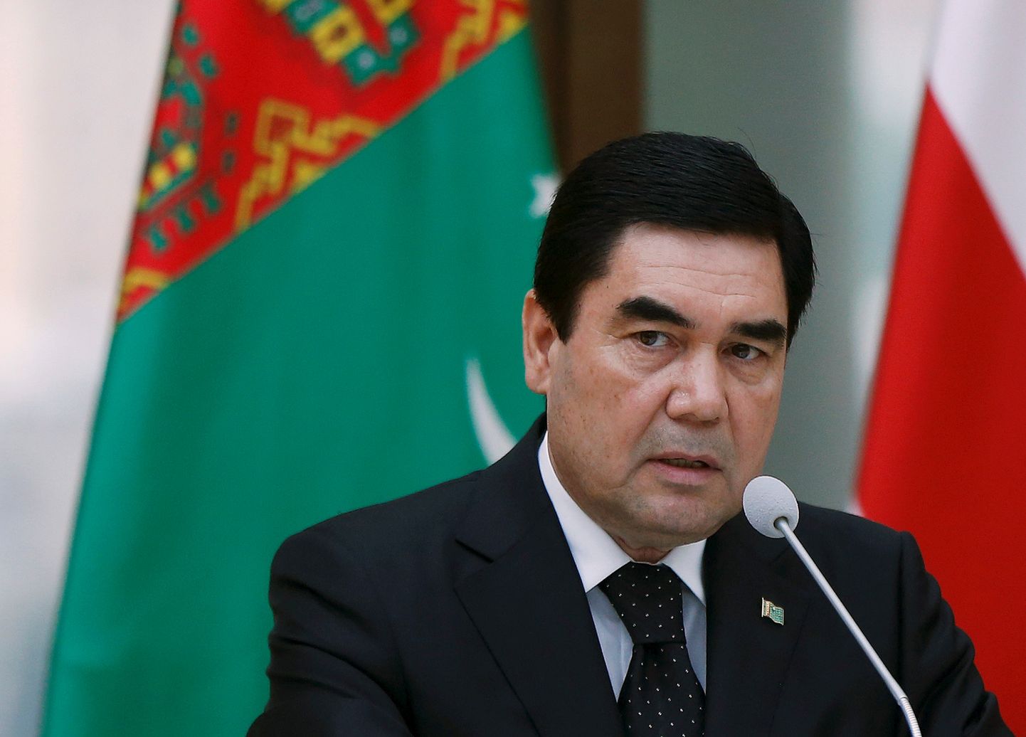 Turkmenistānas diktators Gurbanguli Berdimuhamedovs.