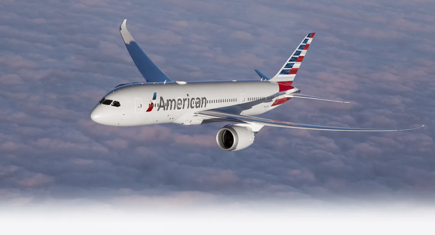 American Airlinesi lennuk.