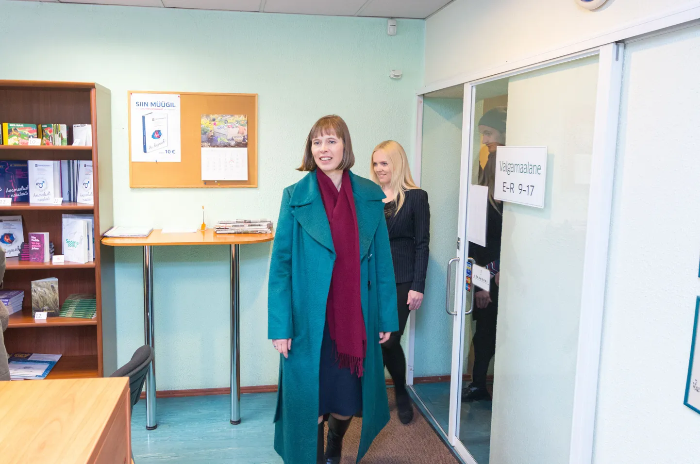 President Kersti Kaljulaid Valgamaalase toimetuses.