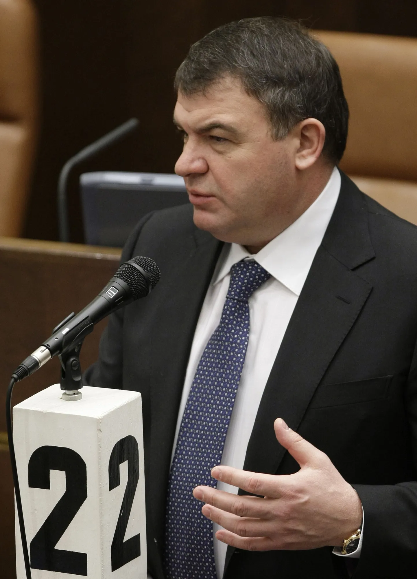 Министр оброны России Александр Сердюков