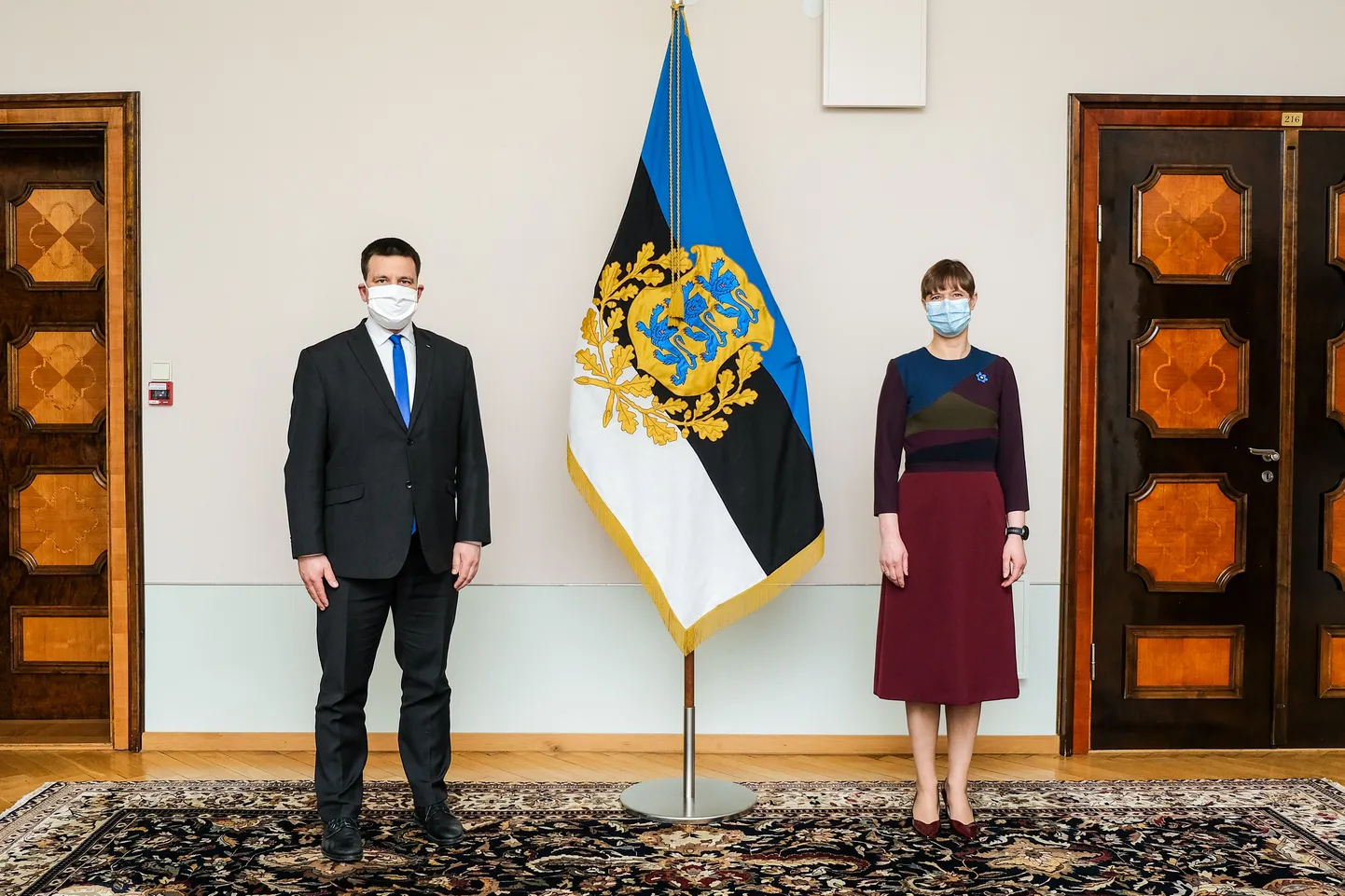 President Kersti Kaljulaid ja peaminister Jüri Ratas aprillis.