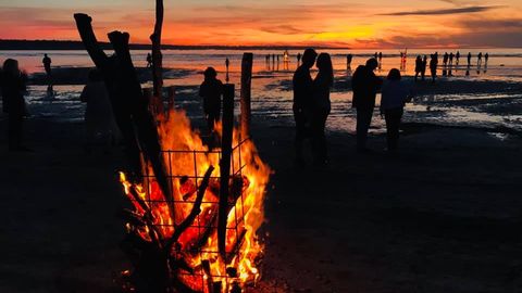 Уже завтра на пляже Какумяэ пройдет фестиваль пирогов и ночь древних огней