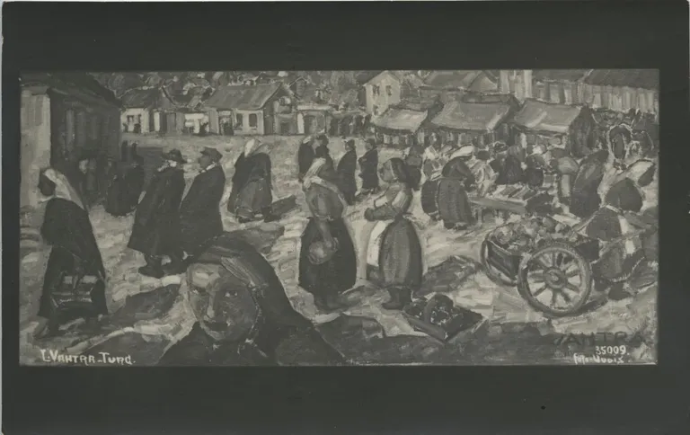 Jaan Vahtra. Turg. 1921. Õli