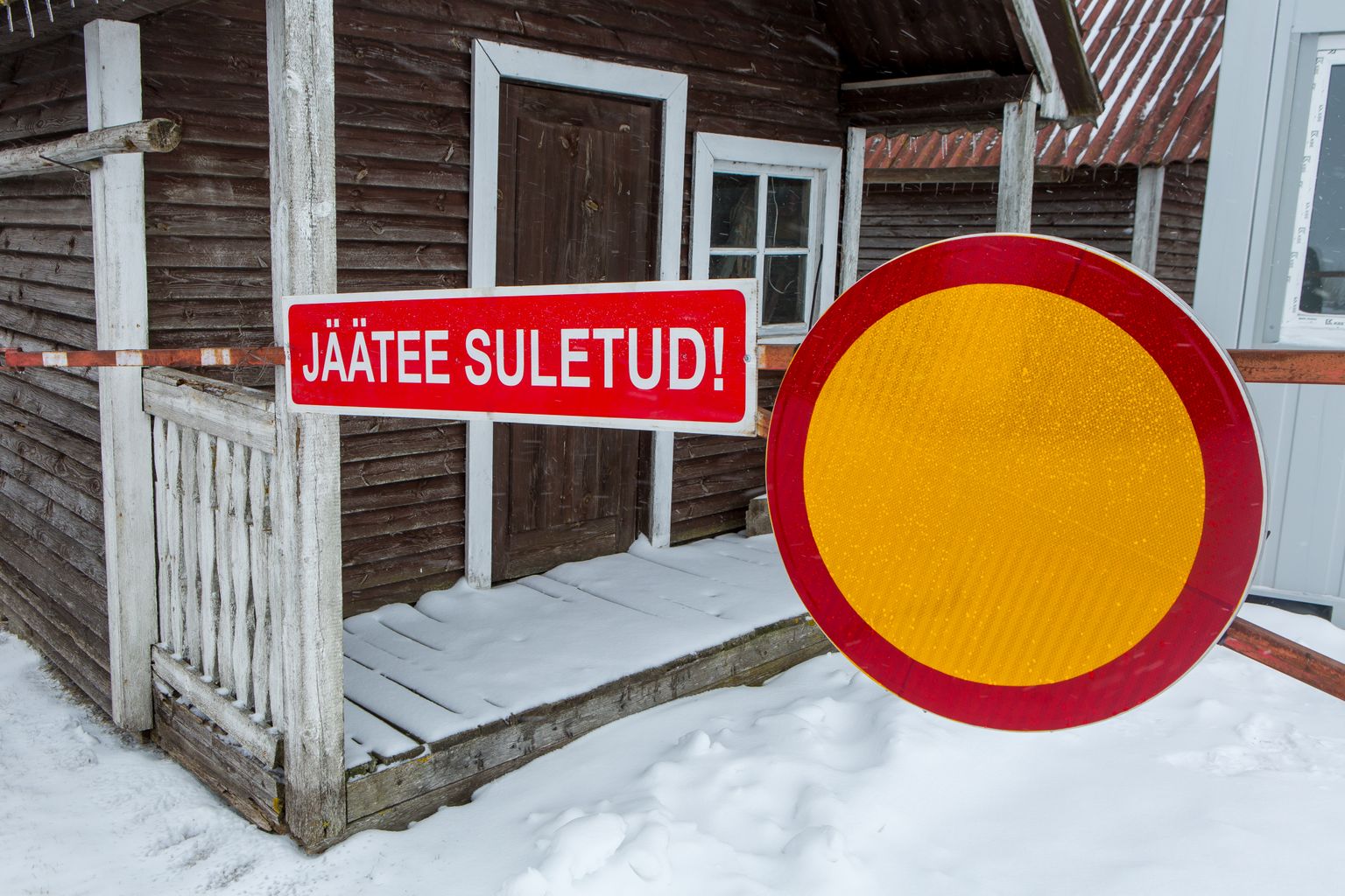 Jäätee Saaremaa ja Hiiumaa vahel märtsis 2018.