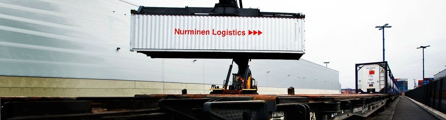 Nurminen Logistics tegeleb nii raudtee- kui ka maanteevedudega.